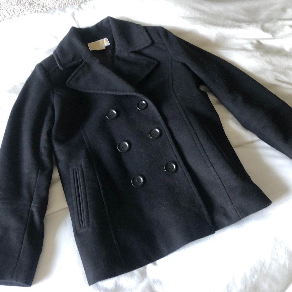 Michael Kors Wool Blend Pea Coat